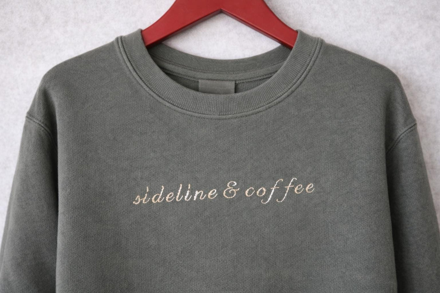 Embroidered Game Day Mom Sweatshirt | Comfort Colors Crewneck