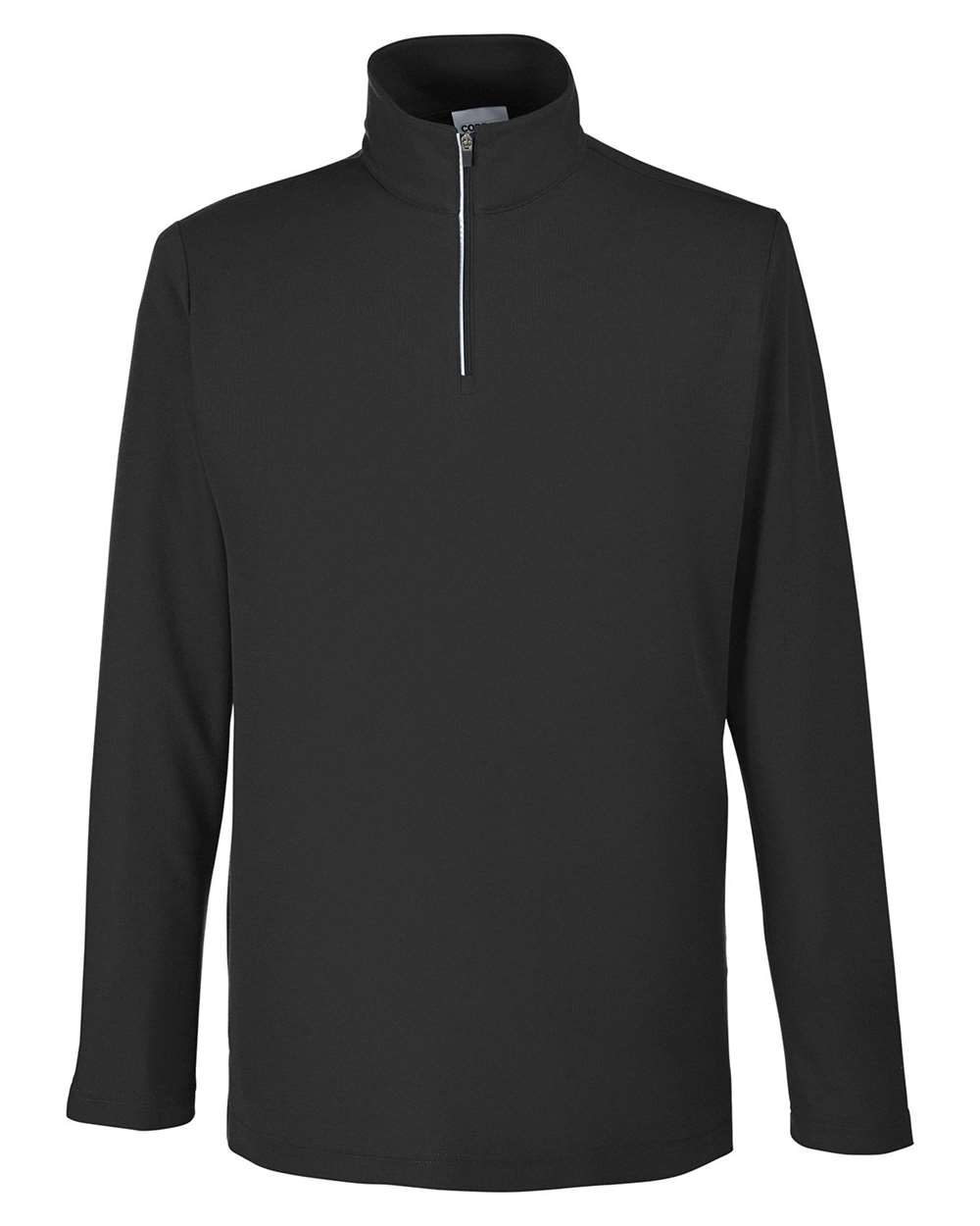 Performance embroidered quarter-zip CORE365 CE405 in Black