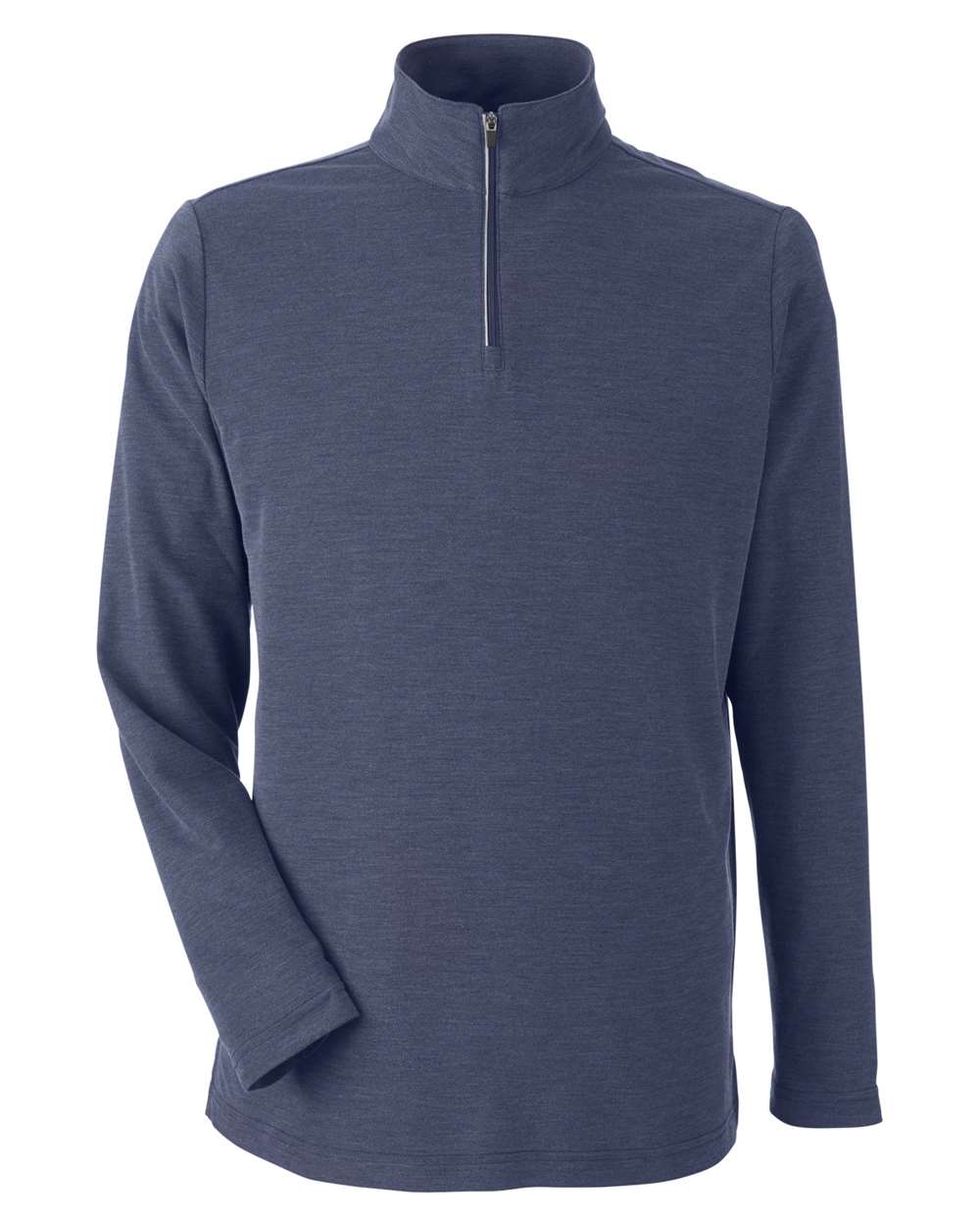 Performance embroidered quarter-zip CORE365 CE405 in Classic Navy Heather