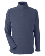 Performance embroidered quarter-zip CORE365 CE405 in Classic Navy Heather