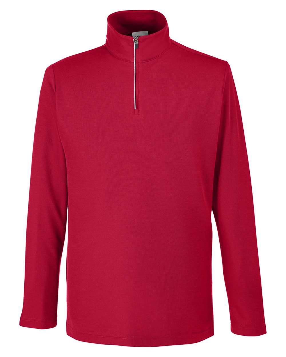 Performance embroidered quarter-zip CORE365 CE405 in Classic Red