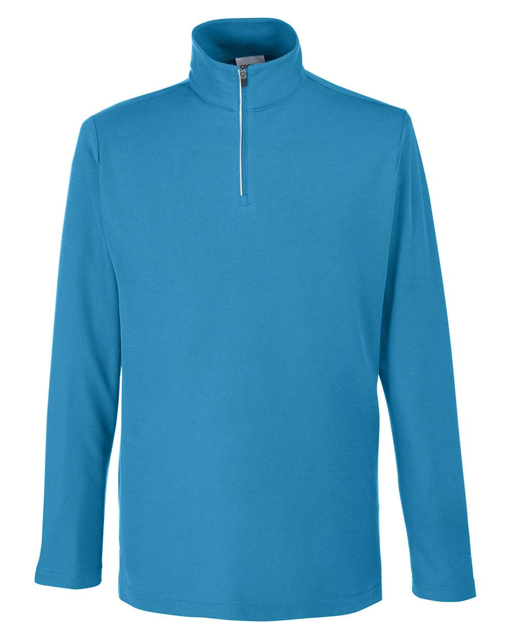 Performance embroidered quarter-zip CORE365 CE405 in Electric Blue