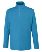 Performance embroidered quarter-zip CORE365 CE405 in Electric Blue