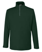 Performance embroidered quarter-zip CORE365 CE405 in Forest