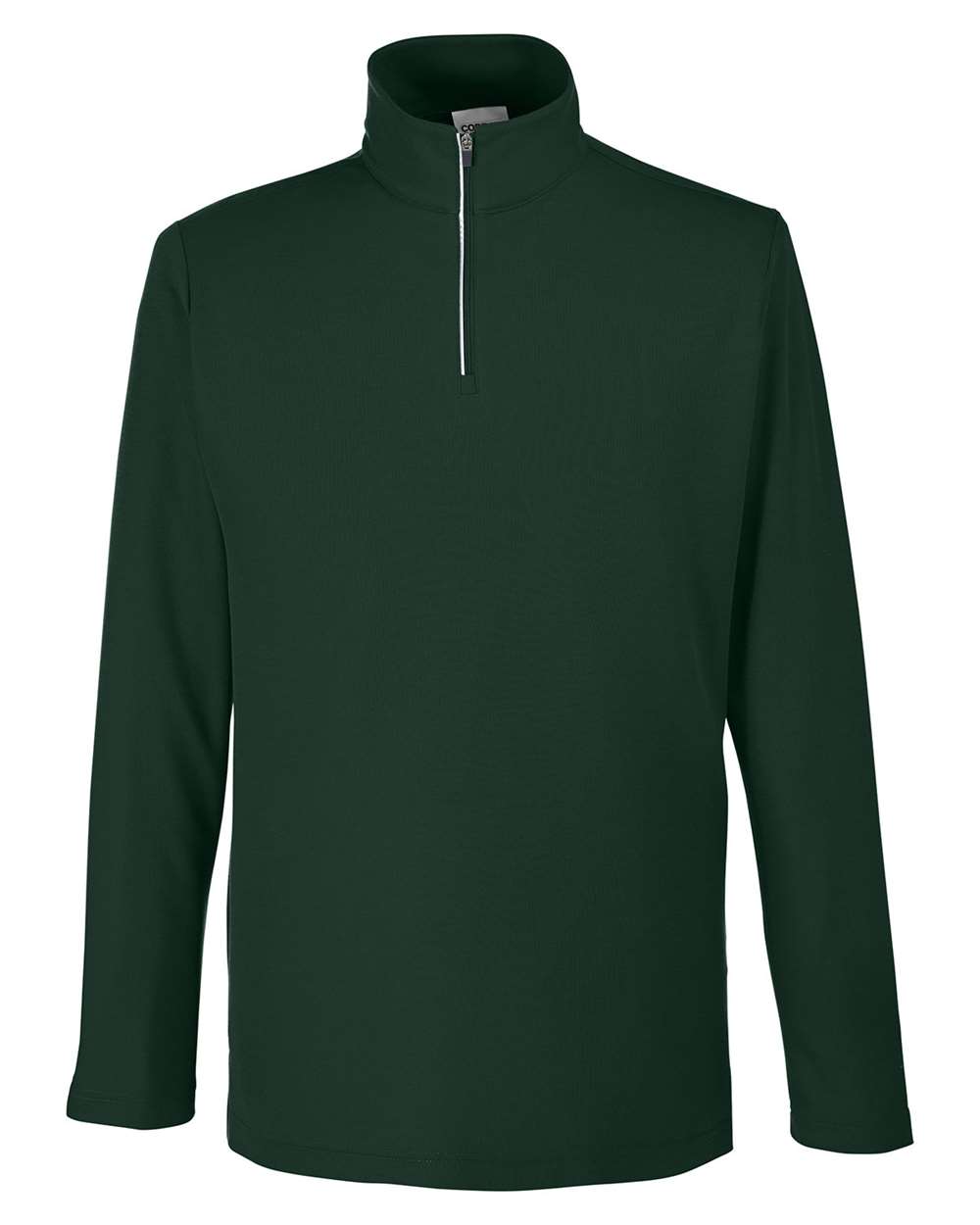 Performance embroidered quarter-zip CORE365 CE405 in Forest