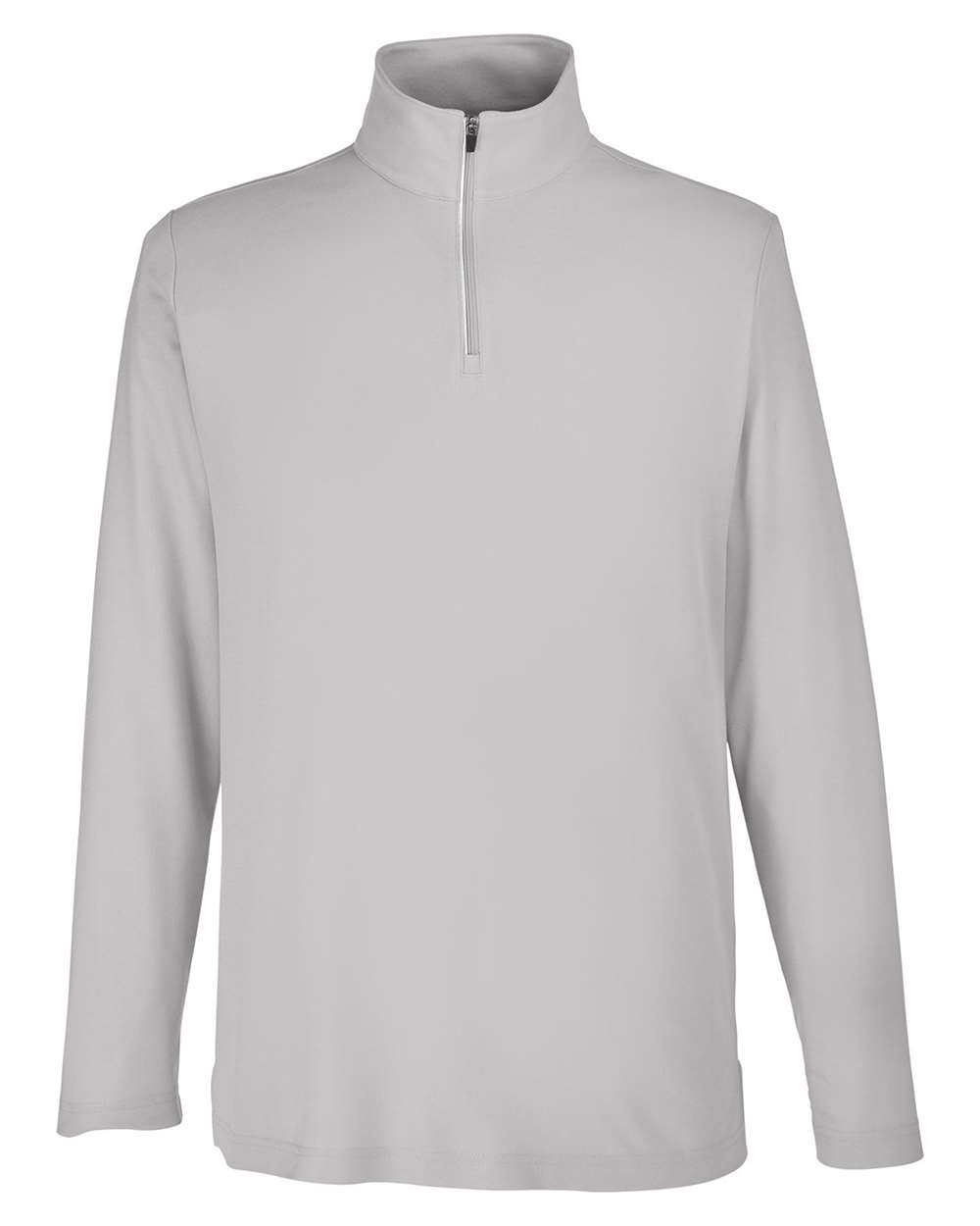 Performance embroidered quarter-zip CORE365 CE405 in Platinum