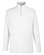 Performance embroidered quarter-zip CORE365 CE405 in White