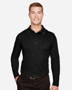 Long sleeve polo – Black