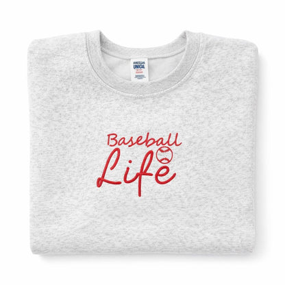 Baseball Mom Sweatshirt, Game Day Baseball Shirt Embroidered Sports Mom Crewneck  Sports Mom Gift