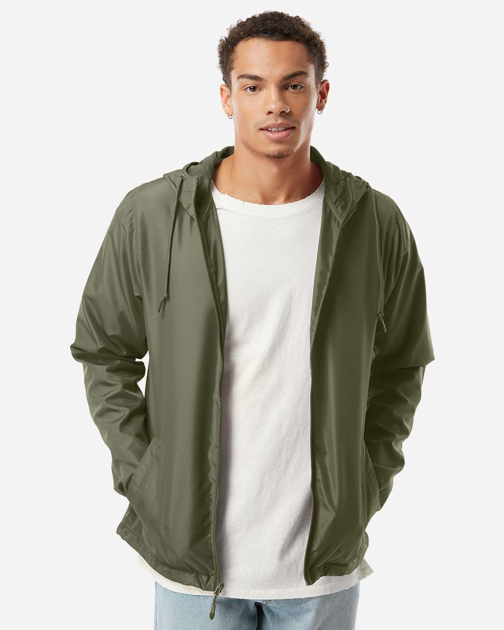 Independent EXP54LWZ windbreaker – Army