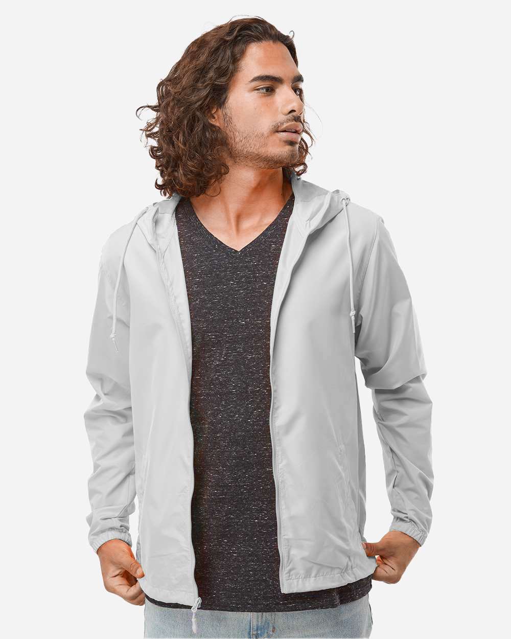 Independent EXP54LWZ windbreaker – Smoke