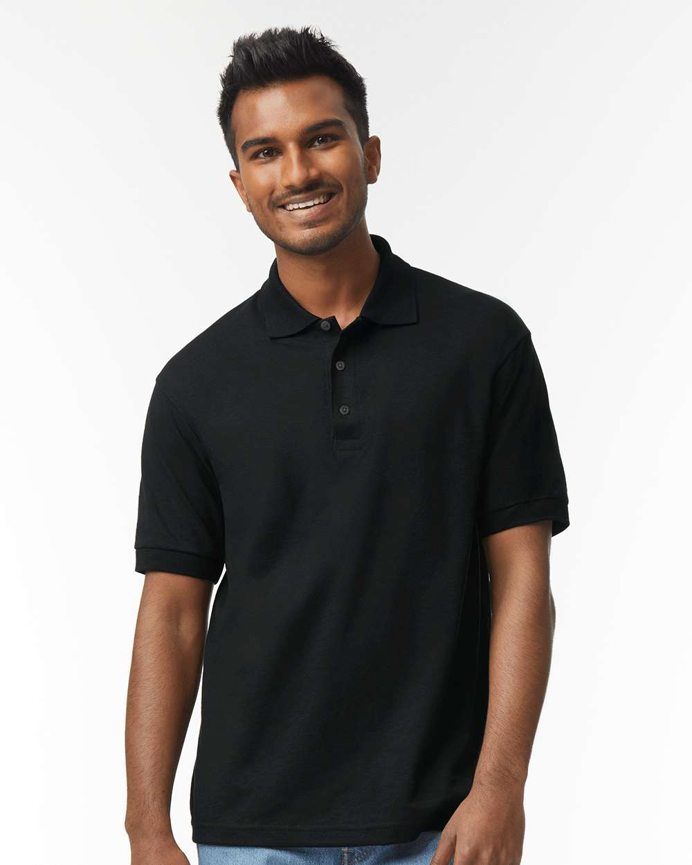 Classic – Gildan DryBlend polo, Black