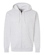 Gildan 18600 full-zip hoodie – Ash