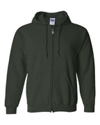 Gildan 18600 full-zip hoodie – Forest Green