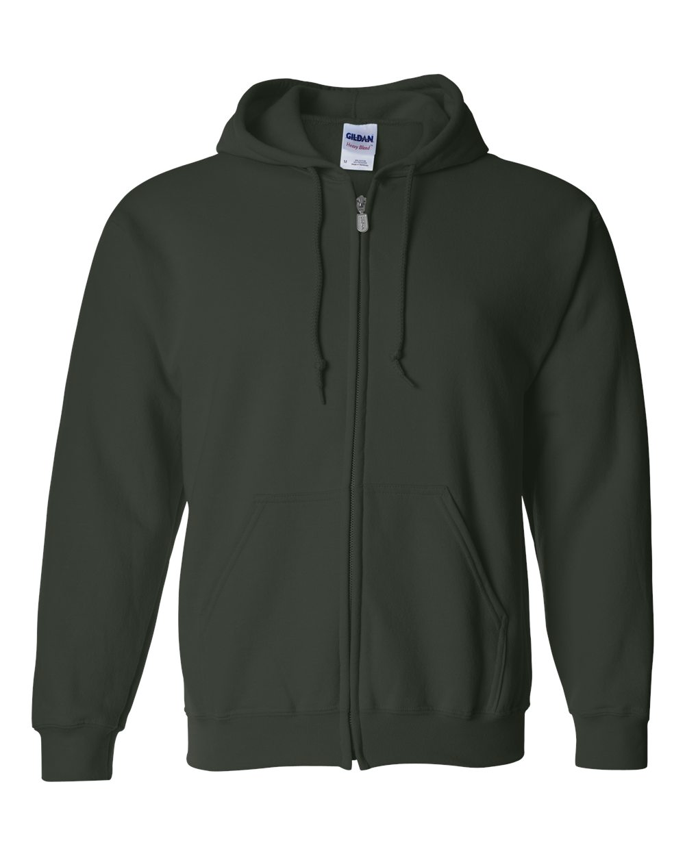 Gildan 18600 full-zip hoodie – Forest Green