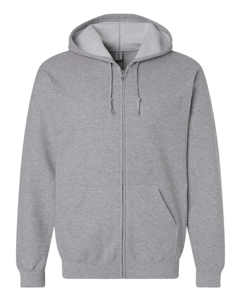 Gildan 18600 full-zip hoodie – Sport Grey