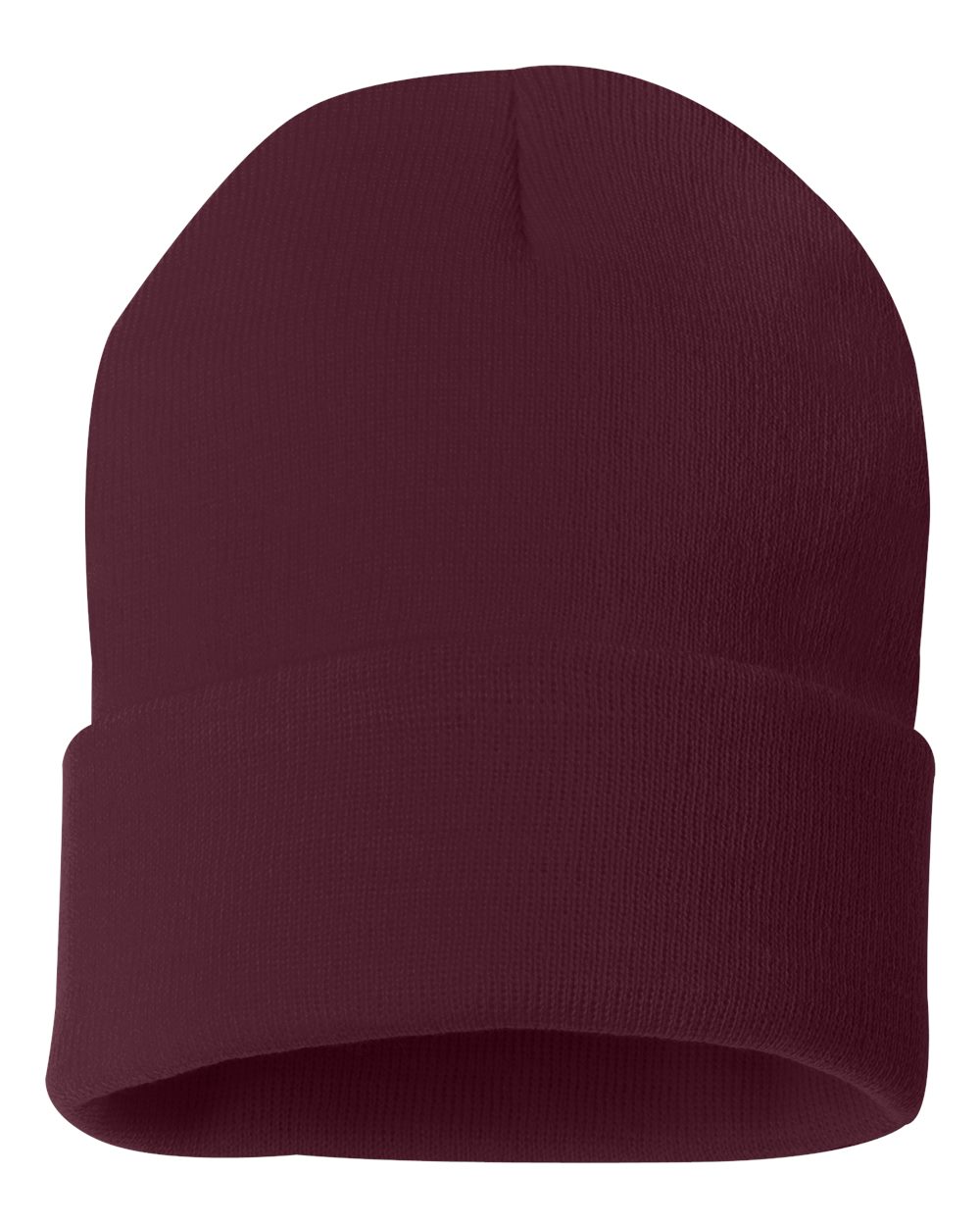 Sportsman SP12 cuffed beanie – Maroon