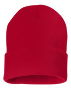 Sportsman SP12 cuffed beanie – Red