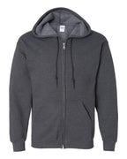 Gildan 18600 full-zip hoodie – Dark Heather