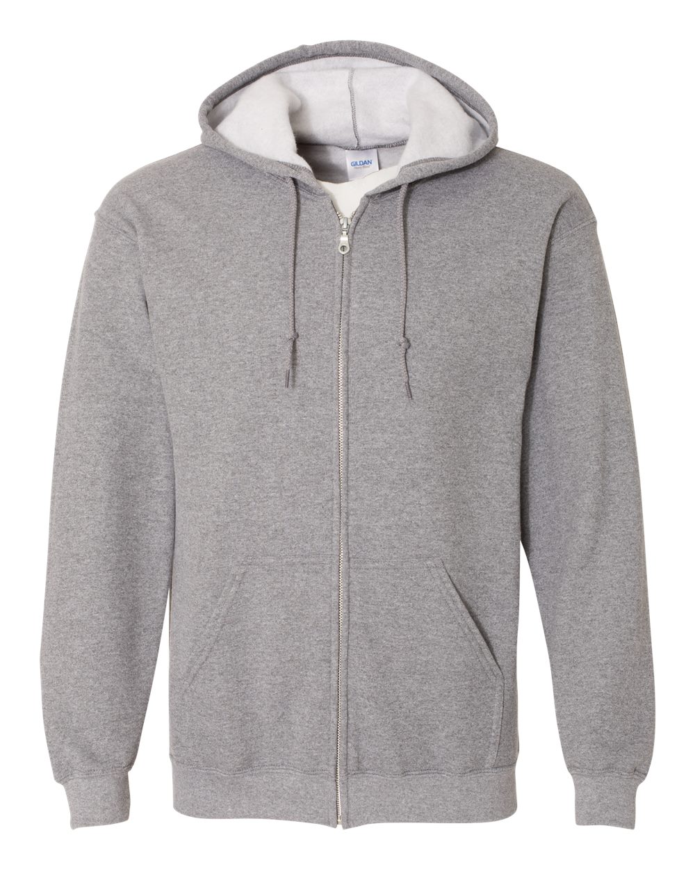 Gildan 18600 full-zip hoodie – Graphite Heather