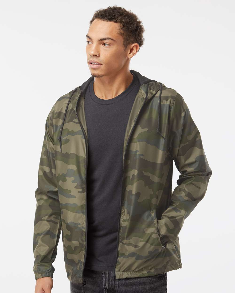 Independent EXP54LWZ windbreaker – Forest Camo