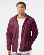 Independent EXP54LWZ windbreaker – Maroon
