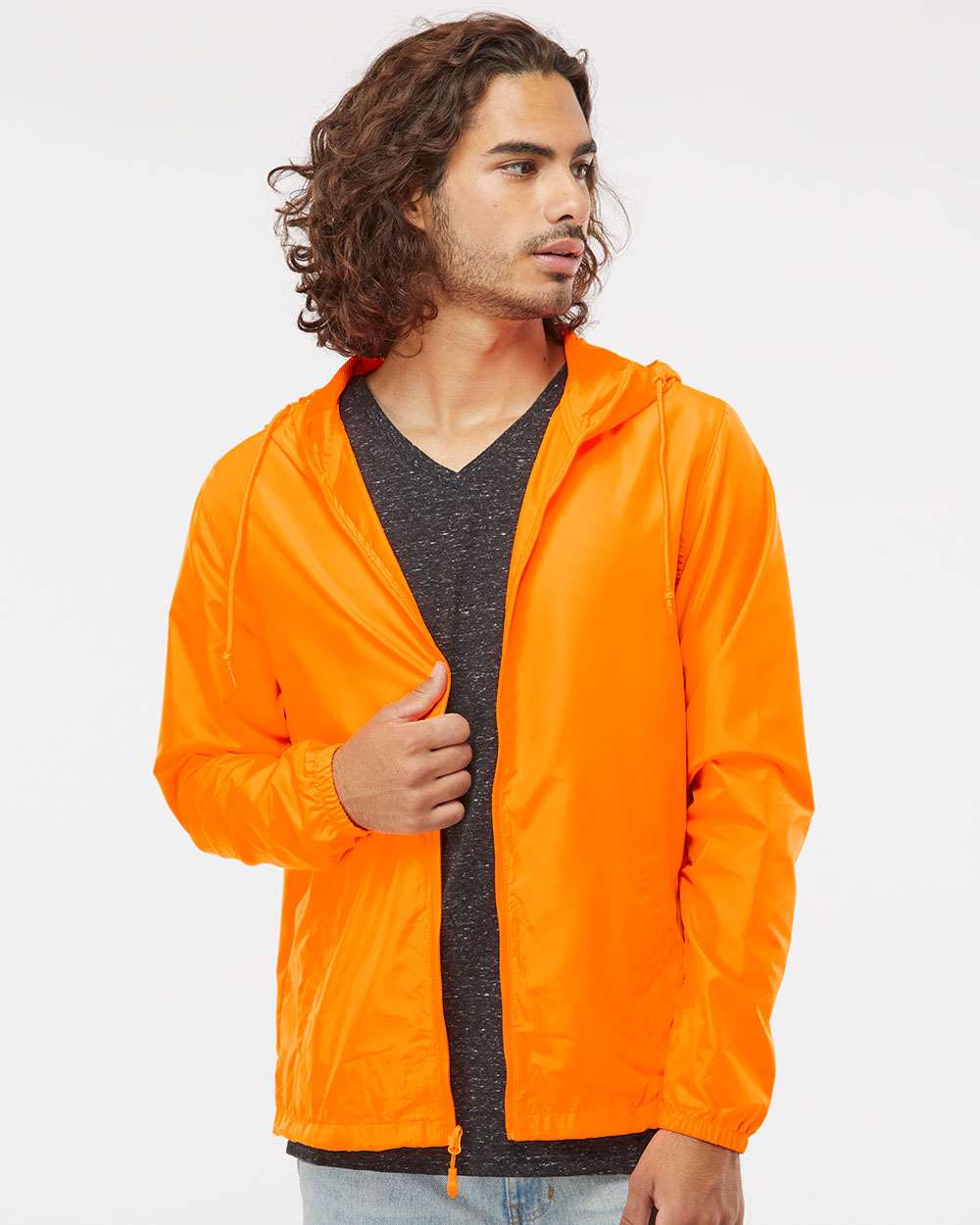 Independent EXP54LWZ windbreaker – Safety Orange