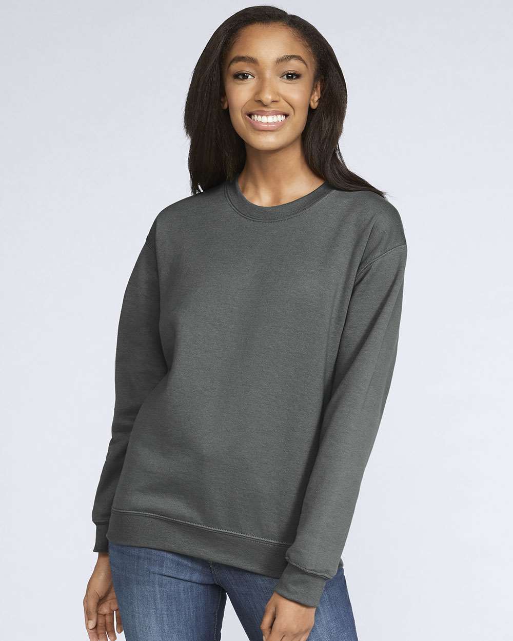 Gildan Softstyle crewneck – Charcoal