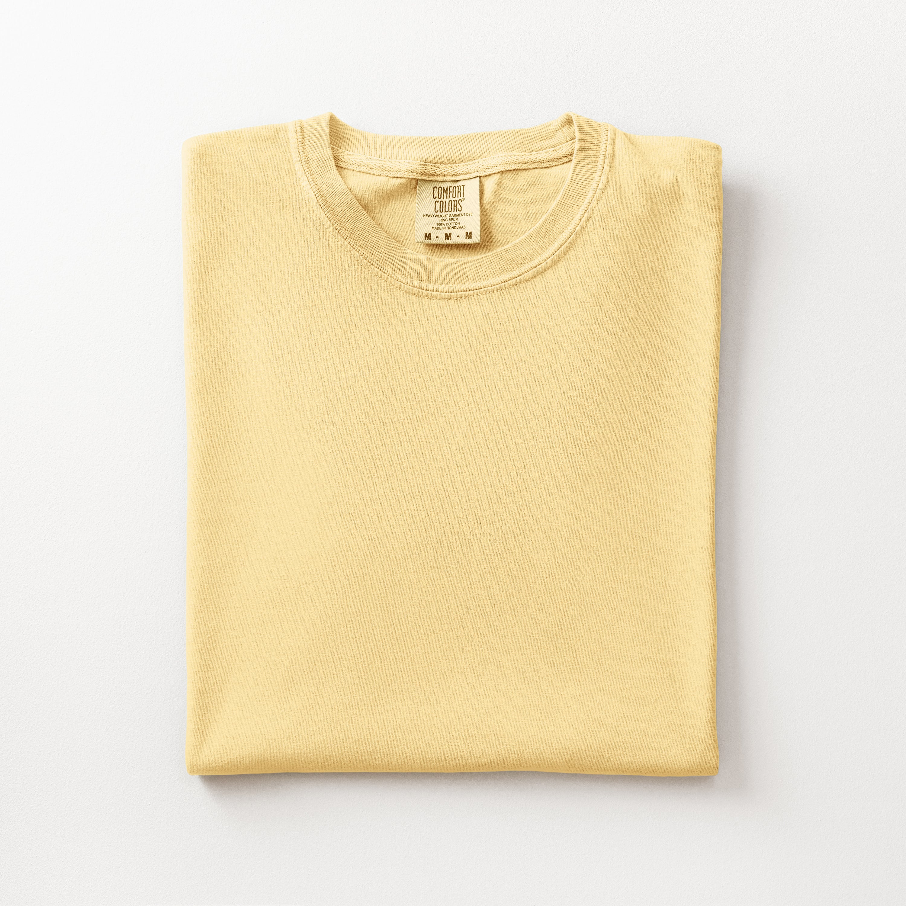 Comfort Colors Varsity Initial Shadow Block Embroidered T-Shirt