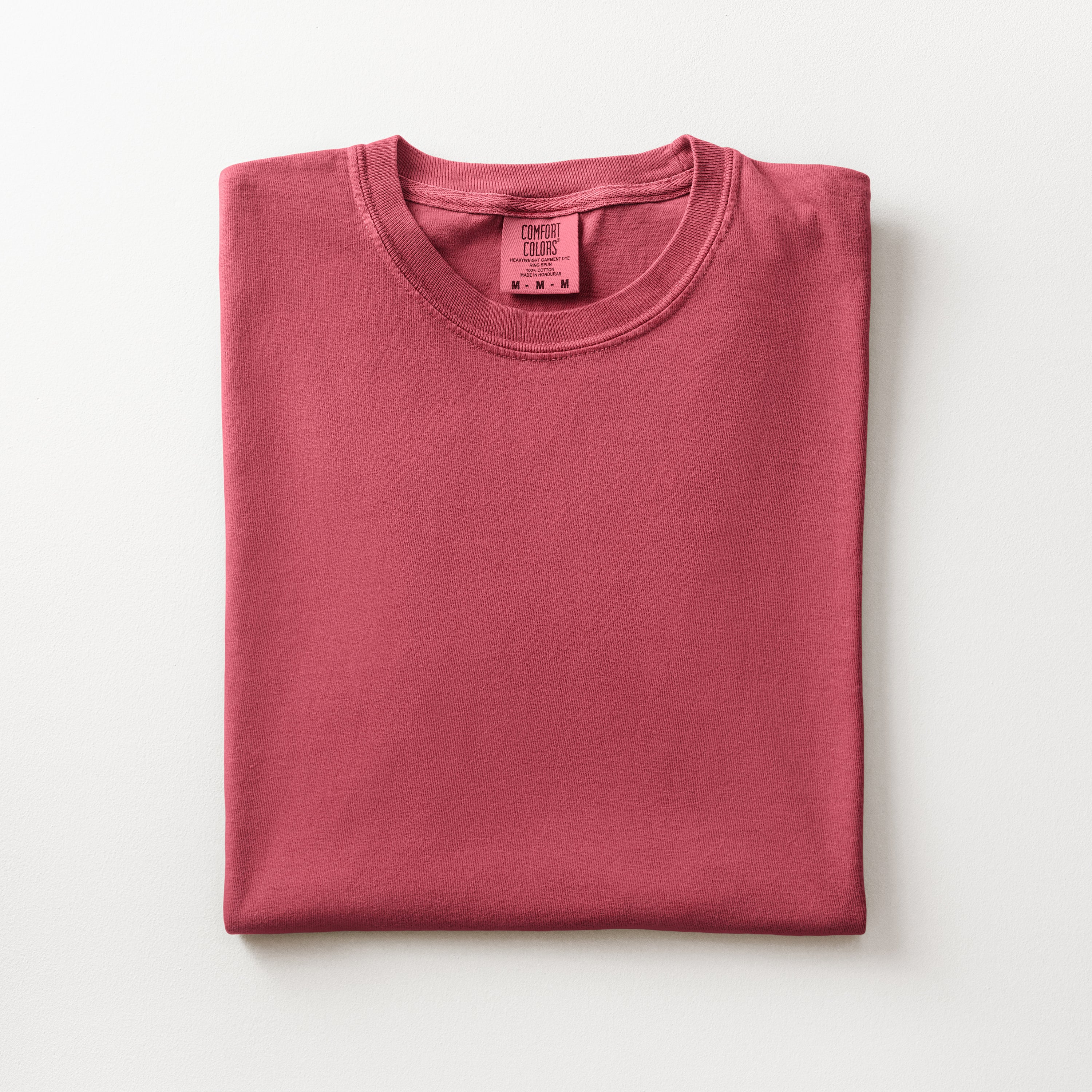 Comfort Colors Varsity Initial Shadow Block Embroidered T-Shirt