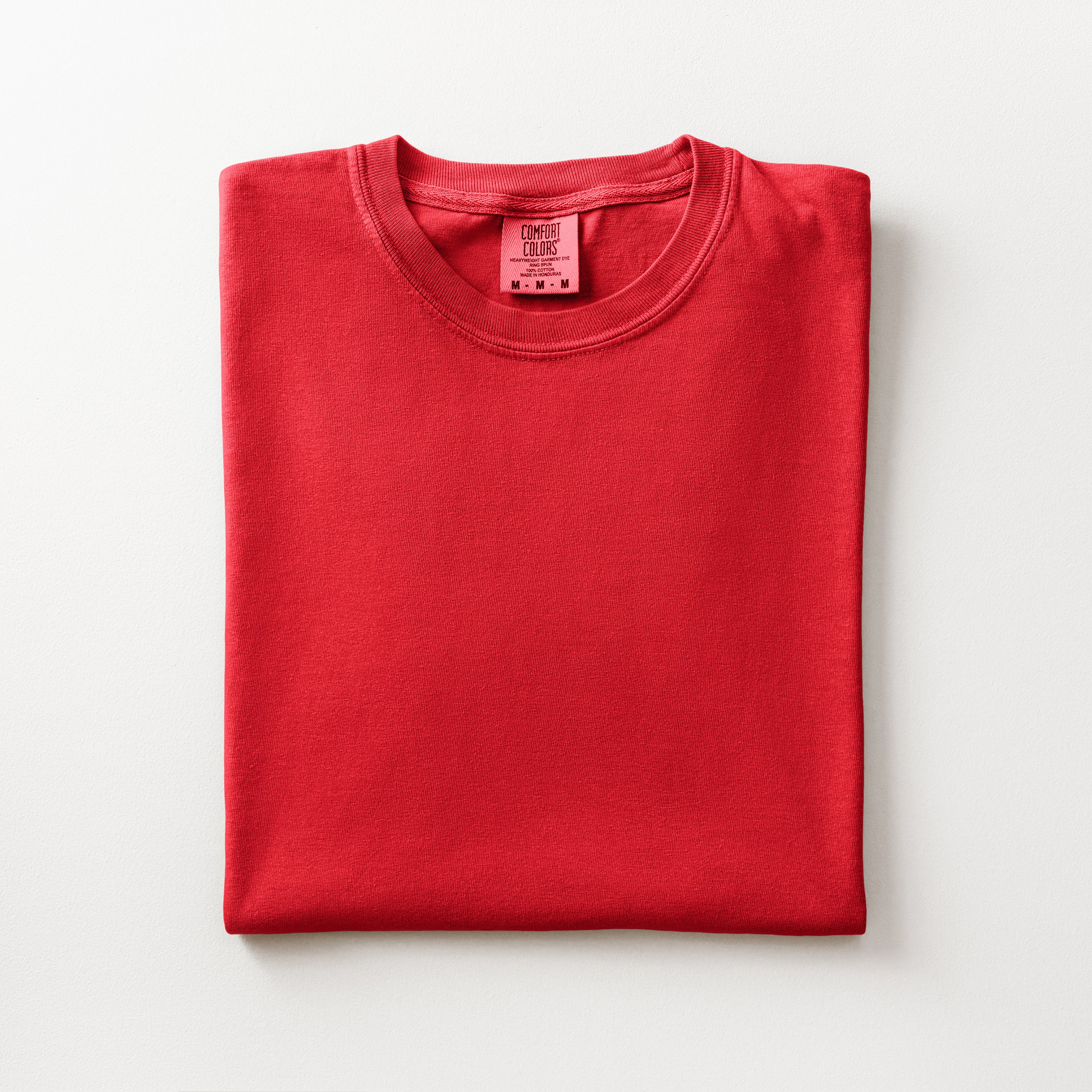 Comfort Colors Varsity Initial Shadow Block Embroidered T-Shirt