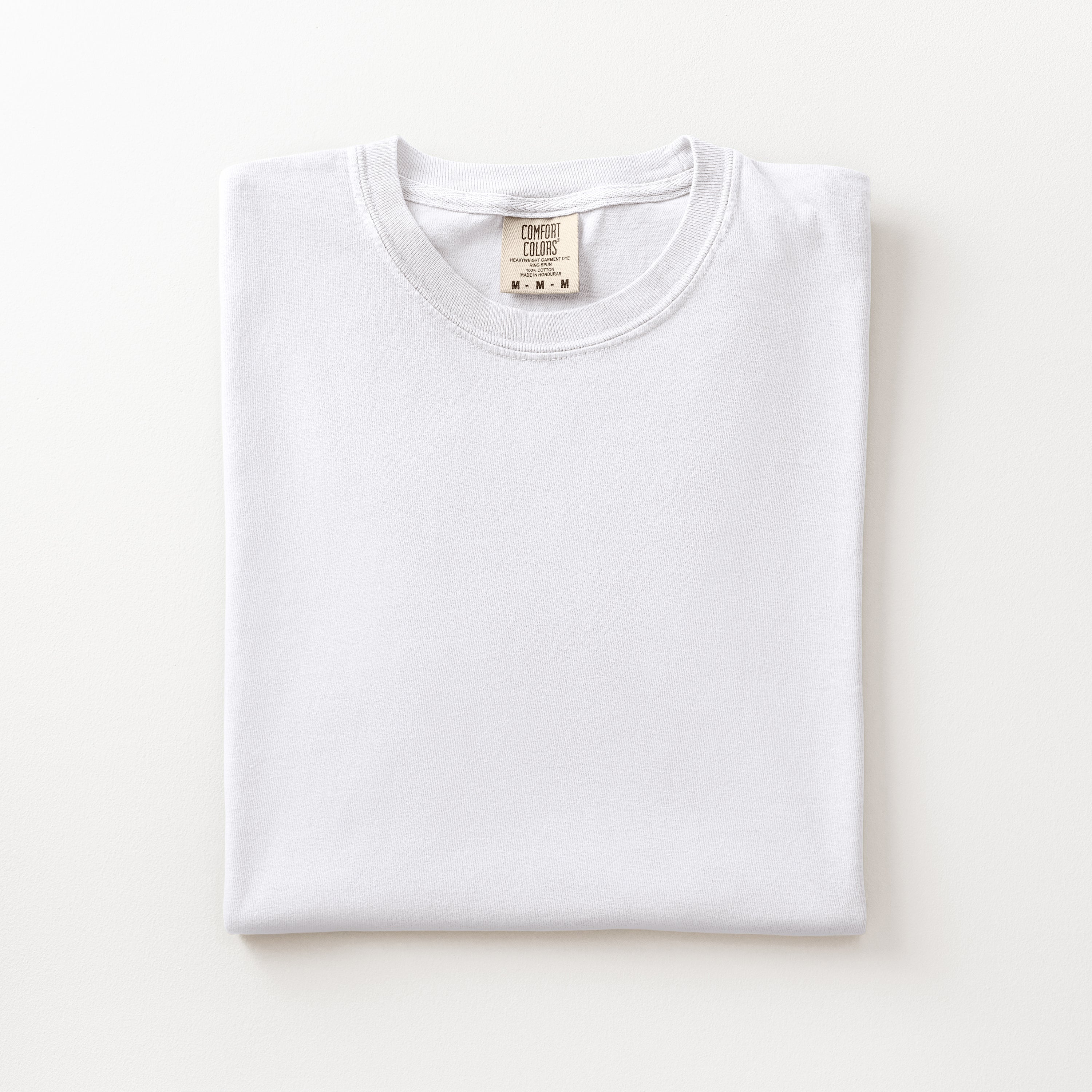 Comfort Colors Varsity Initial Shadow Block Embroidered T-Shirt