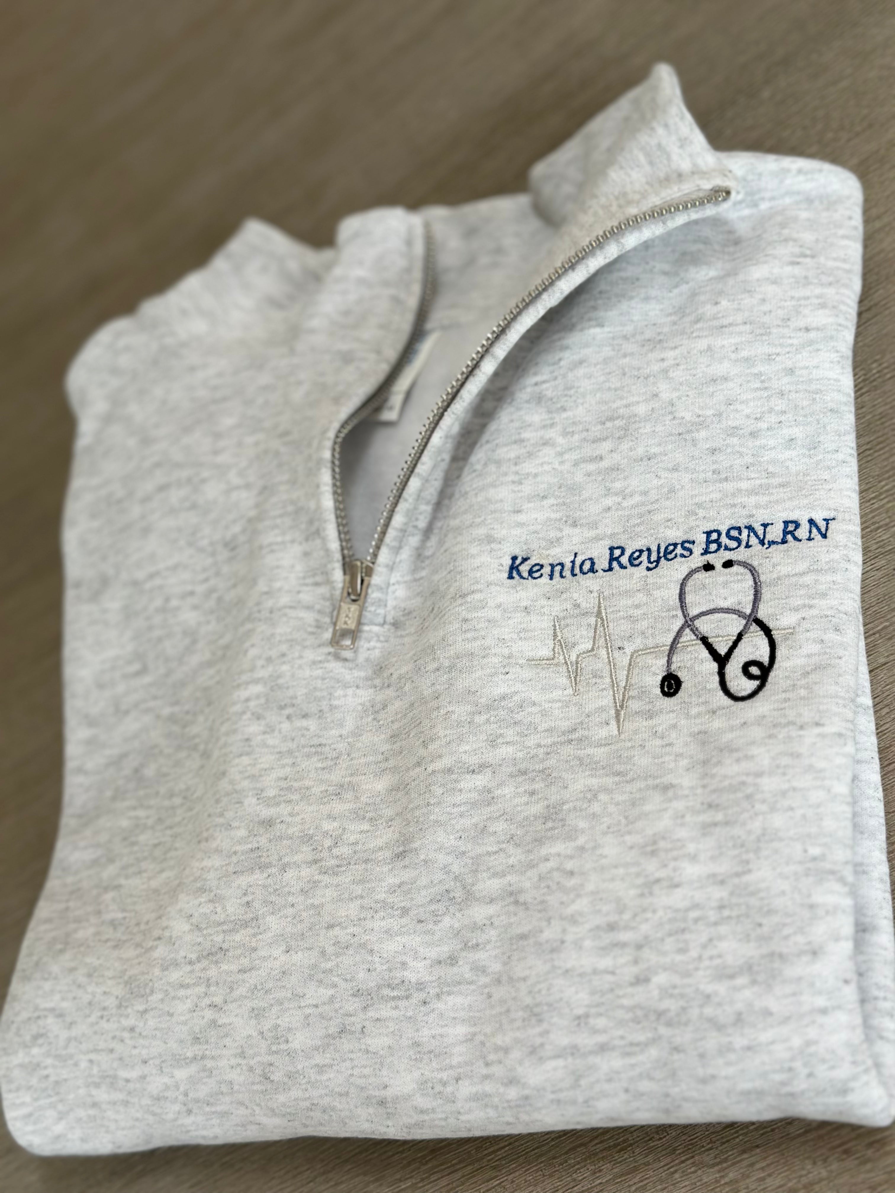 Front Embroidery Service — Custom Logo & Text