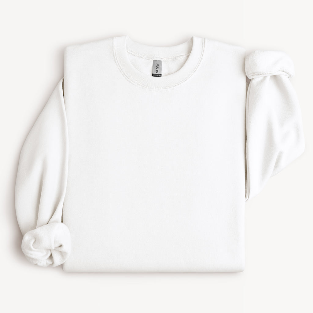 Go Sports Embroidered Crewneck Sweatshirt — White