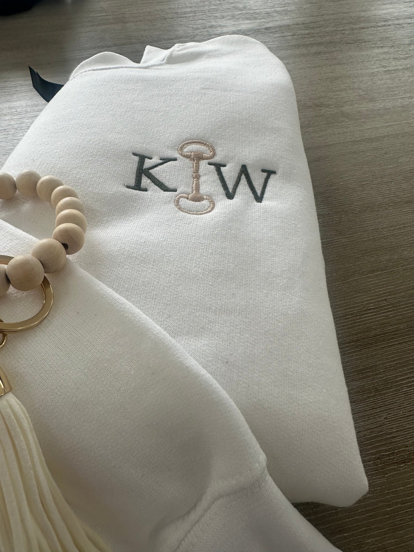 Personalized Equestrian embroidered sweatshirt Monogrammed Gifts For Horse Lovers Gift For Horse Owners Customized Equestrian Crewneck