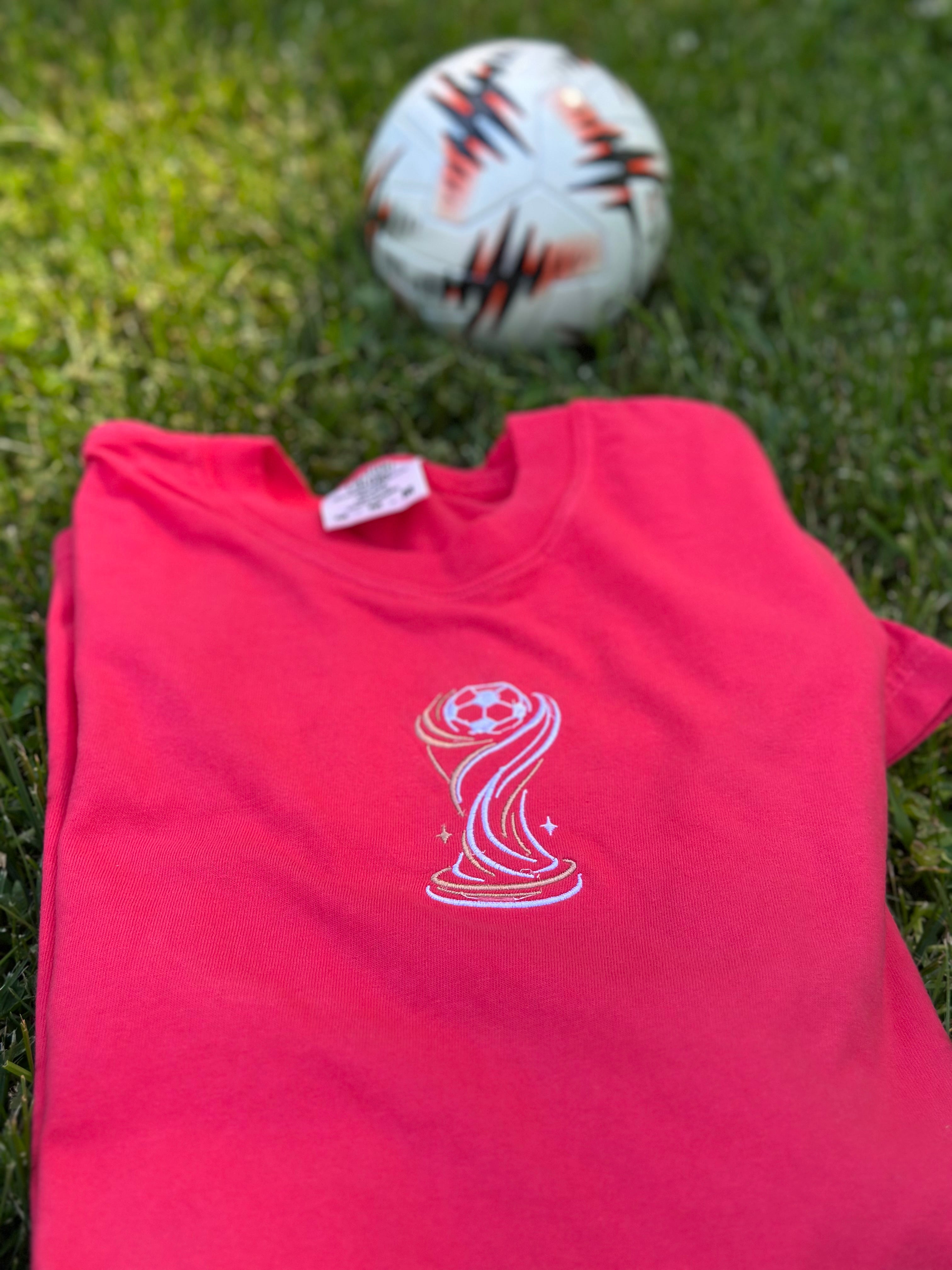 World Cup Trophy Embroidered Tee Fifa 2026