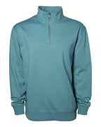 Quarter-zip pullover – Agave