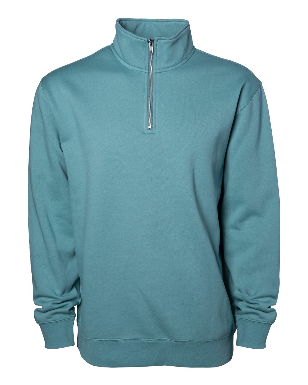 Quarter-zip pullover – Agave
