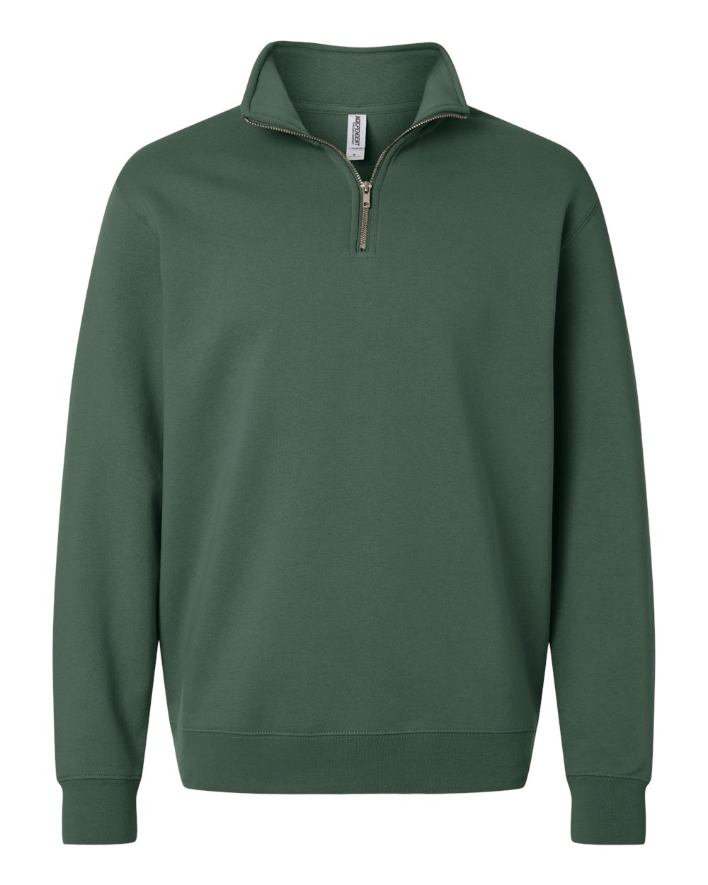 Quarter-zip pullover – Alpine Green