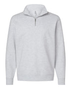 Quarter-zip pullover – Ash Heather