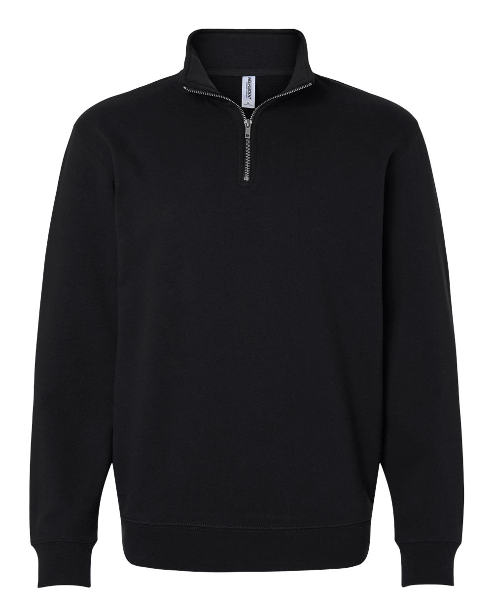 Quarter-zip pullover – Black