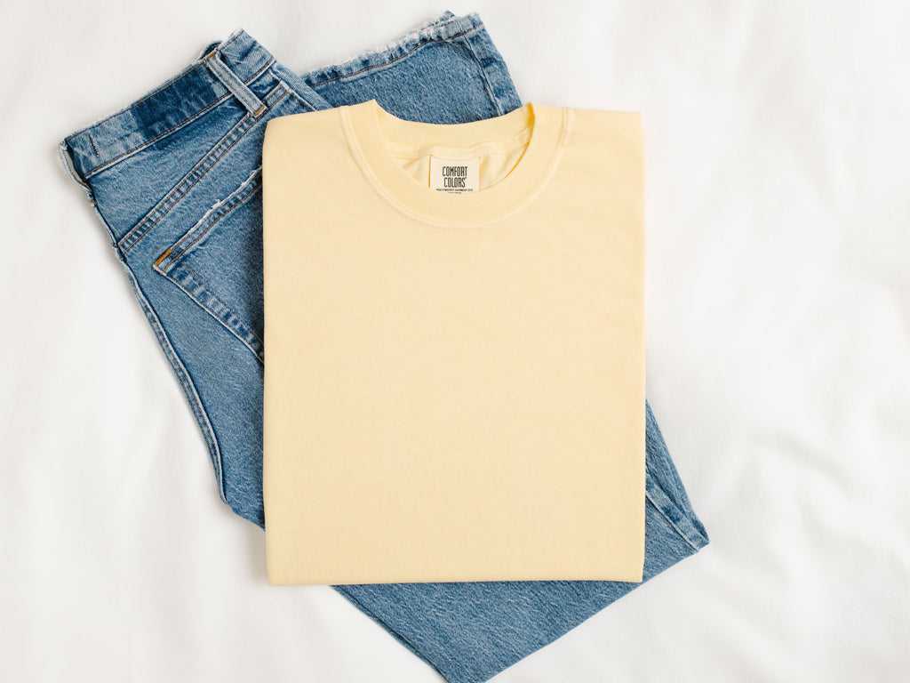 Custom Embroidered Comfort Colors T-Shirt | Your Logo Stitched on Premium Tee