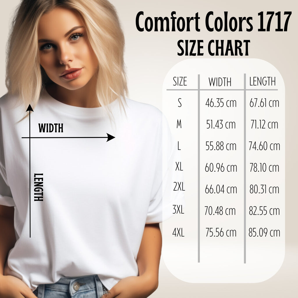 USA Monogram Embroidered Comfort Colors Tee | Patriotic Shirt