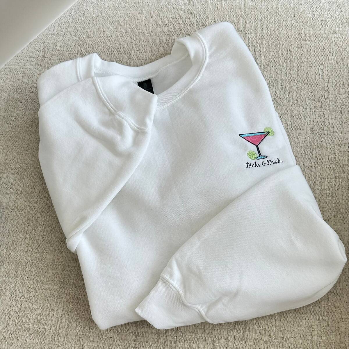 Dinks & Drinks Pickleball Crewneck