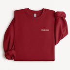 Custom embroidered Gildan Softstyle crewneck sweatshirt