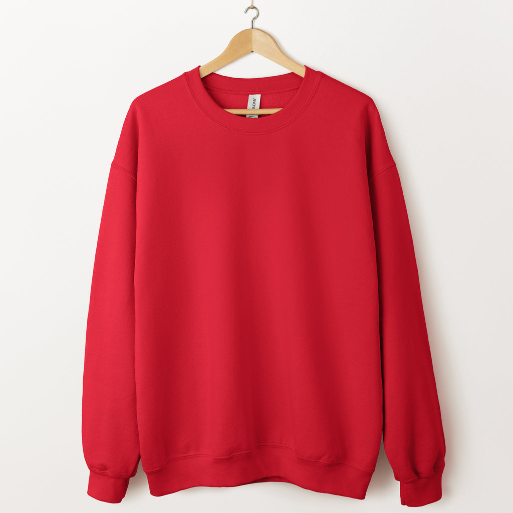 Gildan 18000 Cherry Red Mockup