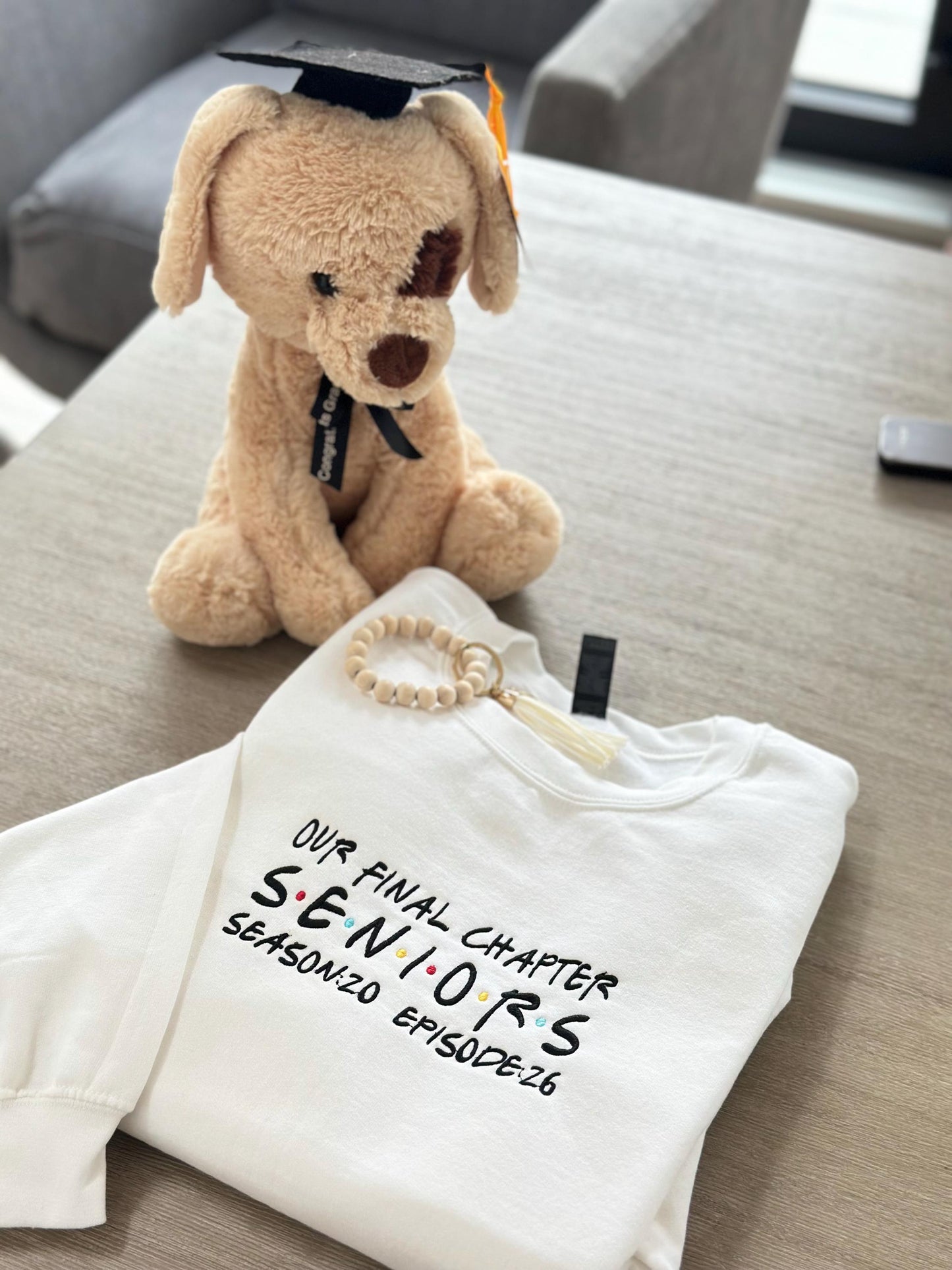 Class of 2026 Senior Sweatshirt Embroidered Senior Graduation Gift Shirt Friends High School Grad