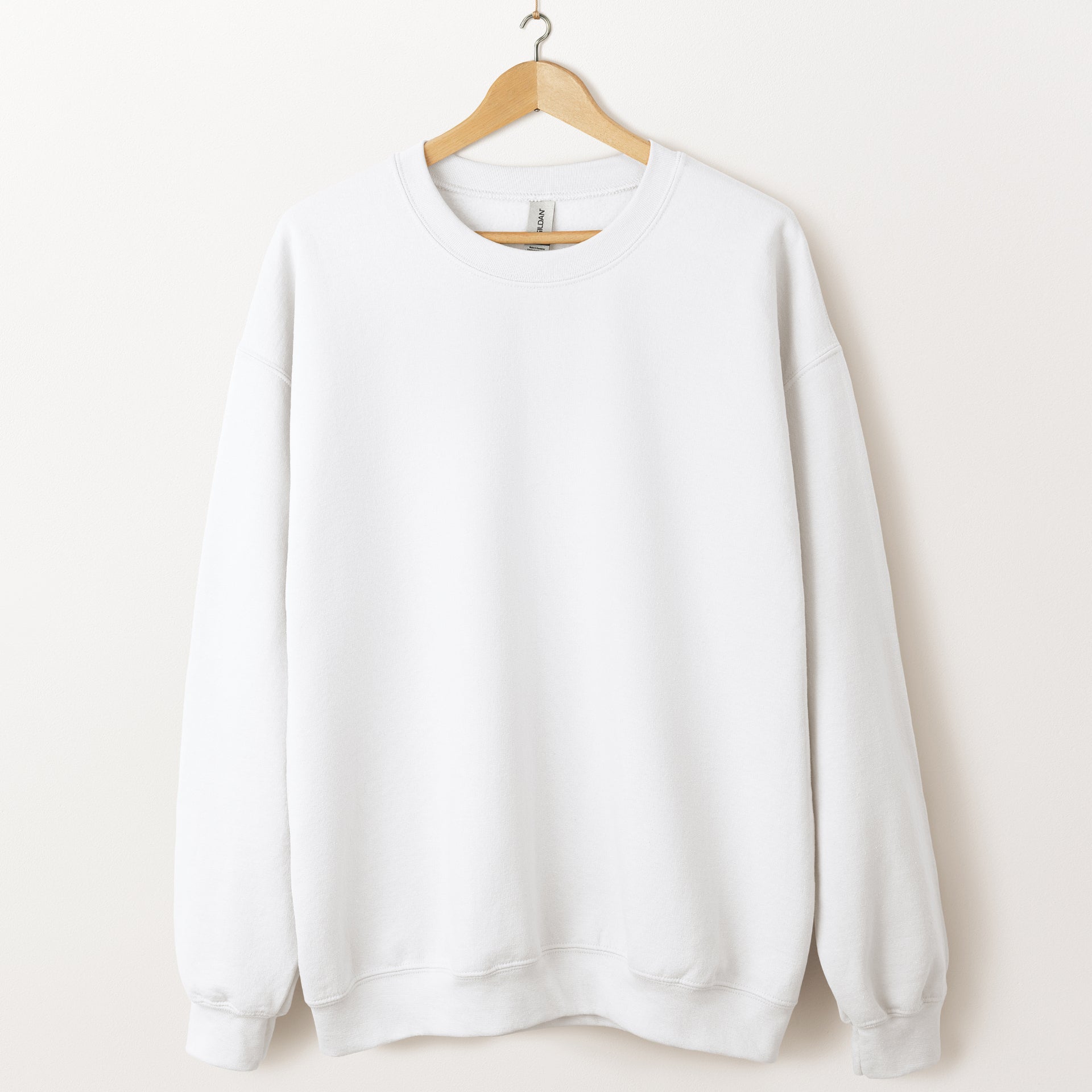 Gildan 18000 White Mockup